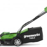 ПРОМО: Акумулаторна косачка 2 в 1 GREENWORKS  G40LM35, с зарядно и акумулаторна батерия 4Ah